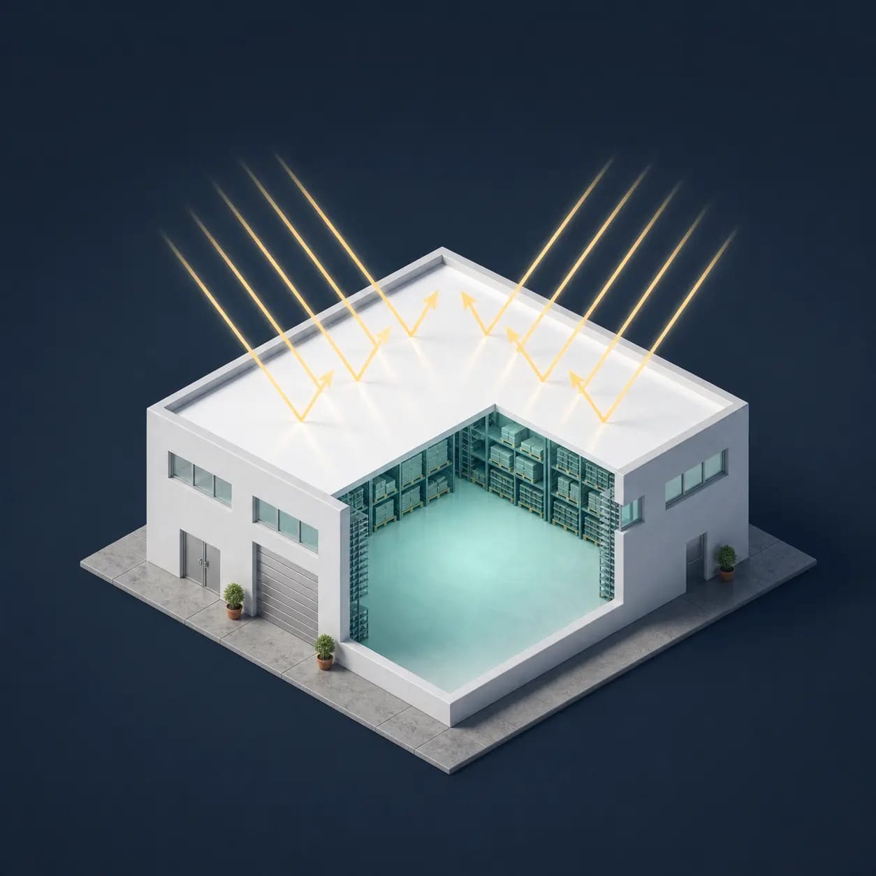 Toiture cool roof